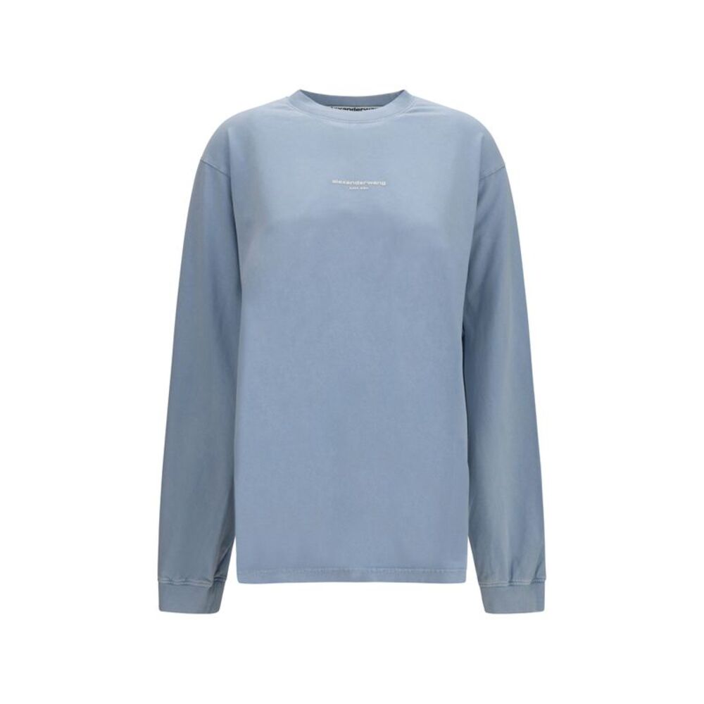 Alexander Wang Women Long-Sleeve Logo T-Shirt